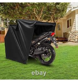 Heavy-Duty Outdoor Motorcycle Shelter Portable Garage Motorbike Storage Shed