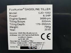 Heavy Duty Petrol 6.5HP Portable Garden Tiller Rotavator Cultivator