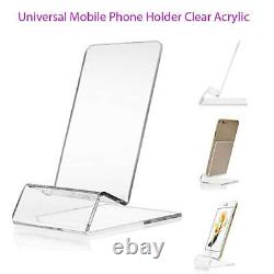 Heavy Duty Phone, Tablet Acrylic Display Stand Perspex Retail Cookbook Holder