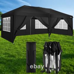 Heavy Duty Pop-up 3x6m Gazebo Waterproof Adjustable Folding Canopy Garden Party