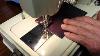 Heavy Duty Portable Necchi Alco 500 Sewing Machine W Case W Pedal Video