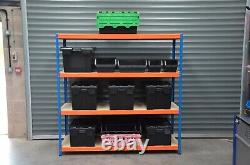 Heavy Duty Racking With Storage Boxes
