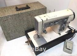 Heavy Duty Sears Kenmore 158.904 Cams Sewing Machine With Pedal, Cord & Case Japan