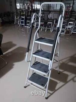 Heavy Duty Steel Folding Portable 2 3 4 Wide Step Ladder Small Tread Anti-Slip
