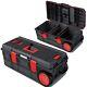 Heavy Duty Tool Box With Solid Rubber Wheels Portable & Waterproof Storage Case