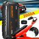 Heavy Duty Usb Car Jump Starter Pack Booster Battery Charger Power Bank 2000amp