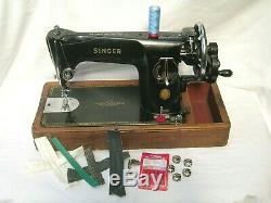 Heavy Duty Vintage Singer 201k23 Sewing Machine Fully Overhauled Boat Covers