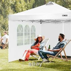 Heavy Duty Waterproof Pop Up Gazebo Garden Wedding Party Canopy Tent with 4 Sides