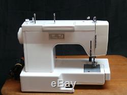 Heavy Duty White Sewing Machine Model 1418 Leather Upholstery Denim
