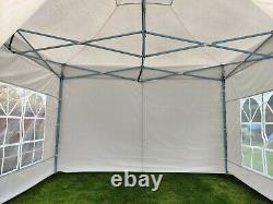 Heavy Duty Wimba 3x3 Pop-up Gazebo (Marquee) with Sides. White