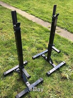 Heavy duty squat and bar rack, Portable, Easy To Store