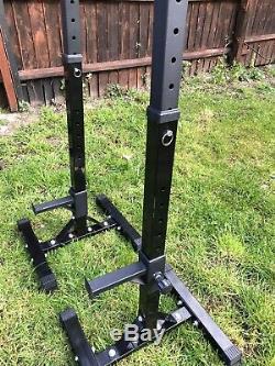 Heavy duty squat and bar rack, Portable, Easy To Store
