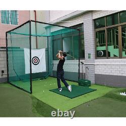 Hillman PGM 3m Heavy Duty Golf Practice Cage Portable Practice Mat with Tee And