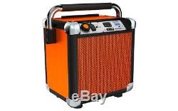 ION Audio Job Rocker Plus Portable Heavy-Duty Jobsite Bluetooth Speaker Orange