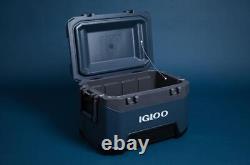 Igloo Bmx 52 Heavy Duty Cool Box 49l Drinks Cooler Camping Fishing Blue/grey