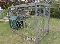 Kennel and run. Heavy duty run with fibreglass Kennel attached