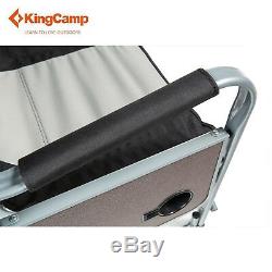 KingCamp Camping Folding Director's Chair Side Table Portable Heavy-duty Outdoor