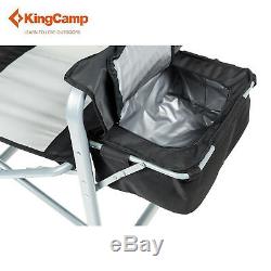KingCamp Camping Folding Director's Chair Side Table Portable Heavy-duty Outdoor