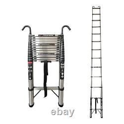 Ladder Portable Attic Ladders Heavy Duty Telescoping Folding Warehouse Extension