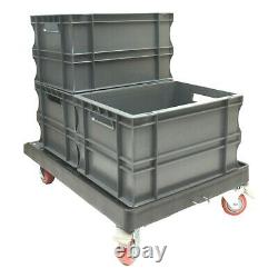 Large Choice Heavy Duty Stackable Plastic Storage Boxes Warehouse Garage Home