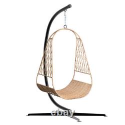 Large Heavy Duty C-stand Hanging Swing Egg Chair Hammock Frame 300 lb Capacity