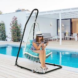 Large Heavy Duty C-stand Hanging Swing Egg Chair Hammock Frame Adjustable Height