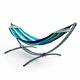 Large Outdoor Hammock Bed With Heavy Duty Stand Frame Garden Swinging Camping Uk