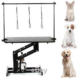 Large Z-lift Dog Grooming Table Pet Bathing Beauty Hair Dryer Station Hydraulic