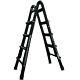 Little Giant 17 Foot Folding Multi Position Aluminum Ladder Extra Heavy Duty