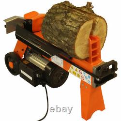 Log Splitter 5 Ton Fast Electric Hydraulic Wood Timber Cutter 2200 Watt Motor