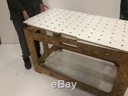 MFT Style Heavy Duty Folding Workbench Table Portable Wooden WorkBench Workshop