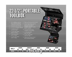 Montezuma SM200B Portable Triangle Toolbox Storage Heavy Duty Steel 23x13 New