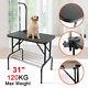 New 31 Portable Foldable Arm Adjust Non-slip Pet Dog Grooming Table Noose Tray