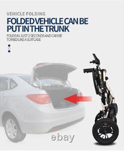 NEW Heavy-Duty Electric Wheelchair Easy-Folding, Portable, Lightweight, 3.7mph