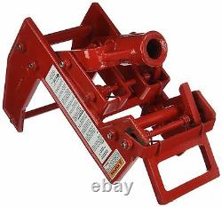 NEW Qualcraft 2601 PORTABLE RED STEEL PIPE HEAVY DUTY Wall Jack 6297691