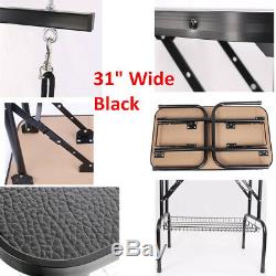 New 31/36/47 Foldable Non-Slip Pet Dog Grooming Bathing Table Arm Adjustable