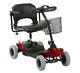 New De Vilbiss Drive Mobility Portable Boot Scooter Red St1 St1d Travel Car Uk