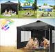 New Gazebo Pop-up Garden Tent 3x3m Heavy Duty Canopy Waterproof Party Marquee Uk