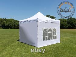 New Wimba Deluxe HEAVY DUTY 2x2m Popup Gazebo Marquee Canopy ALL sides inc