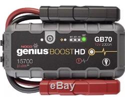 Noco GB70 Genius Boost Pack 12V 2000A Lithium Battery Jump Start Heavy Duty NEW