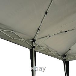 Outsunny 3m x 6m Pop Up Gazebo Party Tent Canopy Marquee with Storage Bag Black