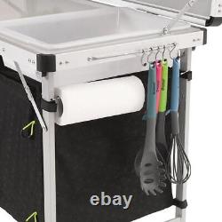 Outwell Drayton Portable Folding Kitchen Unit With Storage 531177