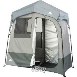 Ozark Trail 2-Room Pop up PORTABLE SHOWER TENT Outdoor Camping Privacy Shelter