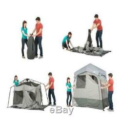 Ozark Trail 2-Room Pop up PORTABLE SHOWER TENT Outdoor Camping Privacy Shelter