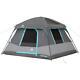 Ozark Trail 6 Person Dark Rest Cabin Tent 10' X 9' Portable Shelter Kit Sleeps 6