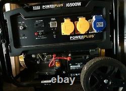 Petrol Generator Powerplus Heavy Duty Portable 6500w 12HP Electric Dual Voltage