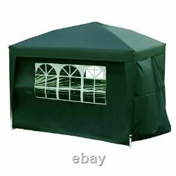 Pop Up Gazebo Heavy Duty Marquee Party Garden Tent With 4 Sides Outdoor Canopy