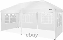 Pop Up Gazebo Marquee Waterproof Tent Party Garden Market Patio Canopy White UK