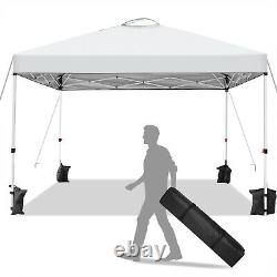 Pop-up Gazebo Heavy Duty Waterproof Marquee 3x3m Canopy Outdoor Garden Tent side