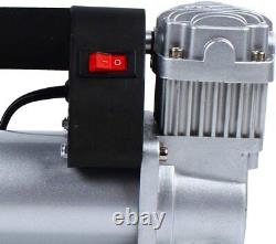 Portable 12V Heavy Duty Double Cylinders Air Compressor Pump Hi Speed 150L / Min